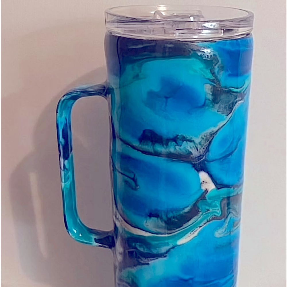 Handmade epoxy tumbler 30 oz